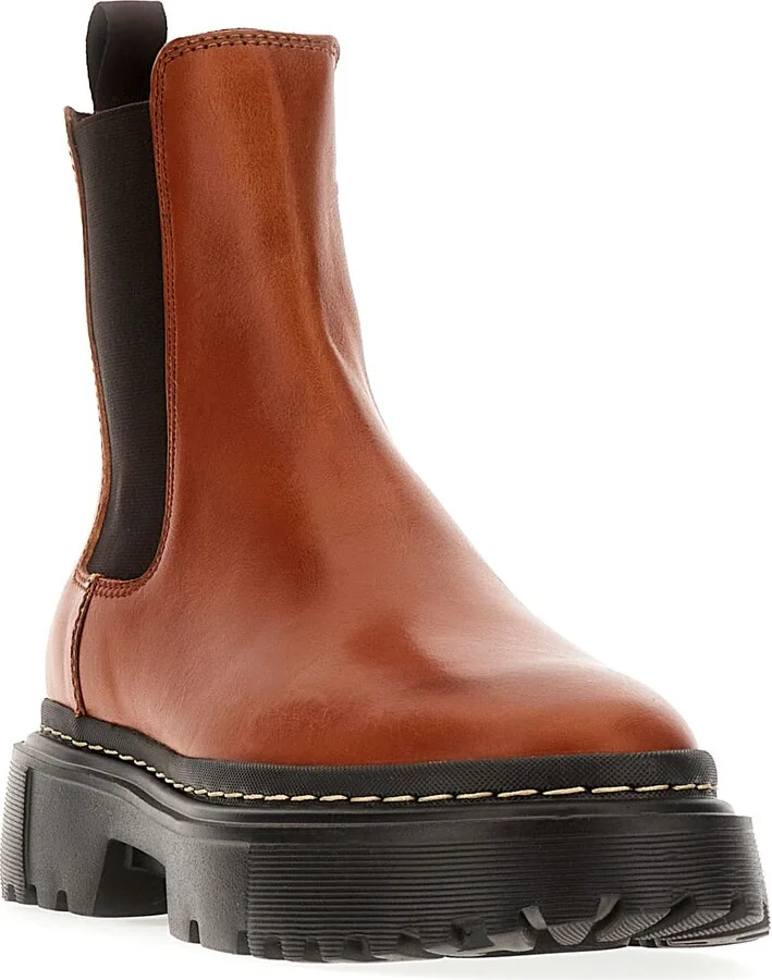 Cognac Leather H648 Ankle Boots - Image 2
