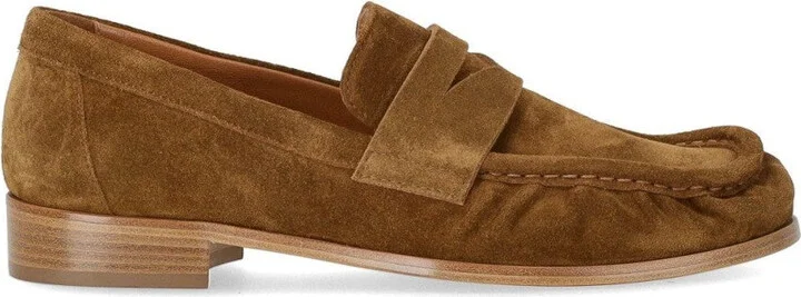 Cognac Suede Loafer