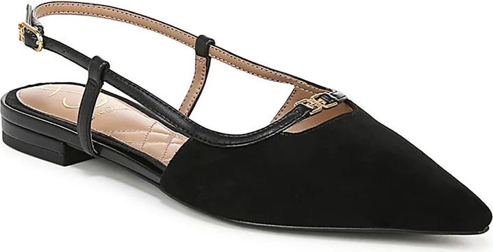Cohen Womens Suede Pointed Toe Slingbacks