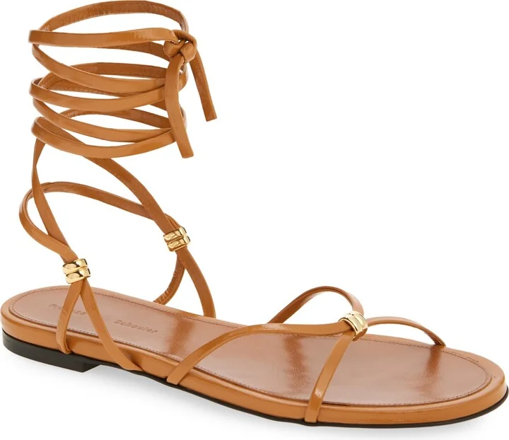 Coil Ankle Tie Sandal