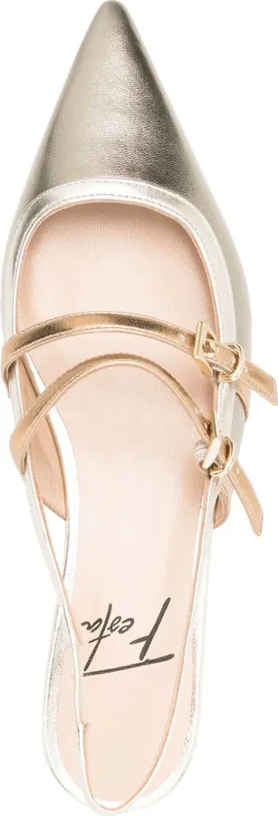 Coimbra leather ballerina shoes - Image 4