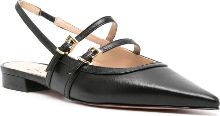 Coimbra leather slingback pumps - Image 2