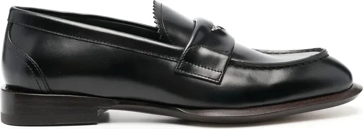 Coin-Embellished Penny Loafers