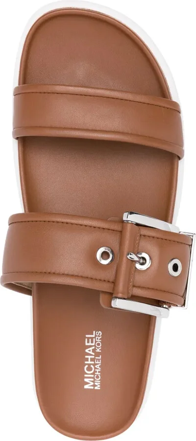 Colby leather slide sandals - Image 4