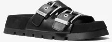 Colby Suede and Leather Flat Sandal - Image 2