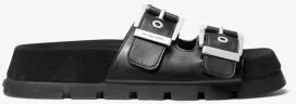 Colby Suede and Leather Flat Sandal - Image 4