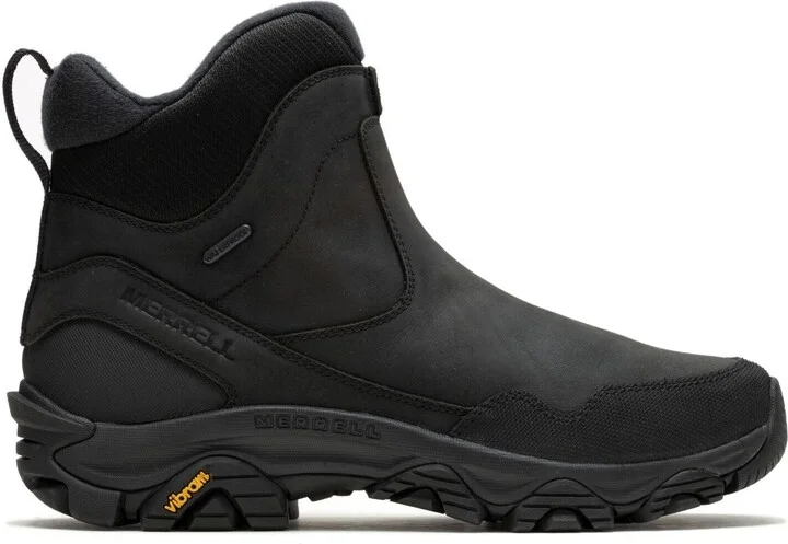 Coldpack 3 Men's 10.5 Black Waterproof Pull-On Ankle Snow Boots KHD239