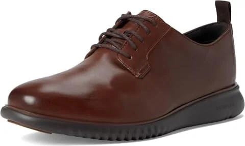 Cole Haan 2.Zerogrand Decon Plain Oxfords Men's Lace-up Boots Brown Leather : 7 D - Medium, Suede - Image 5