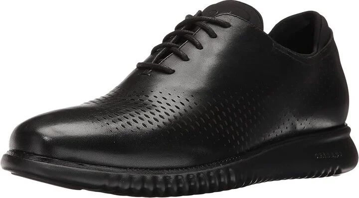Cole Haan 2.Zerogrand Laser Wing Tip Oxford Lined Men's Lace up casual Shoes Black Leather/Black : 14 D - Medium - Image 2