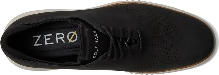 Cole Haan 2.Zerogrand Laser Wing Tip Oxford Lined Men's Lace up casual Shoes Black Nubuck/Grey : 7 D - Medium, Leather/Nubuck - Image 3