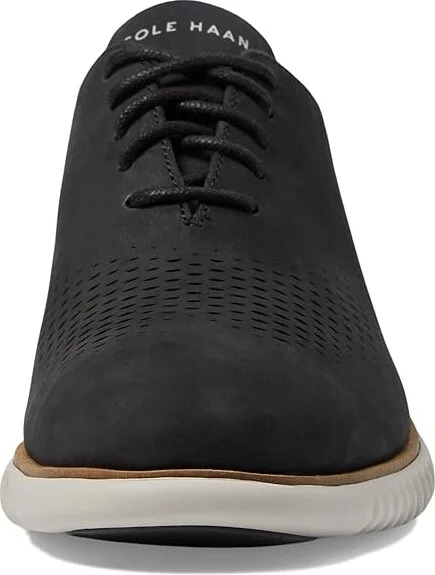 Cole Haan 2.Zerogrand Laser Wing Tip Oxford Lined Men's Lace up casual Shoes Black Nubuck/Grey : 7 D - Medium, Leather/Nubuck - Image 6