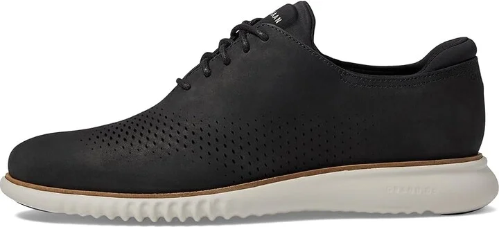 Cole Haan 2.Zerogrand Laser Wing Tip Oxford Lined Men's Lace up casual Shoes Black Nubuck/Grey : 7 D - Medium, Leather/Nubuck - Image 7