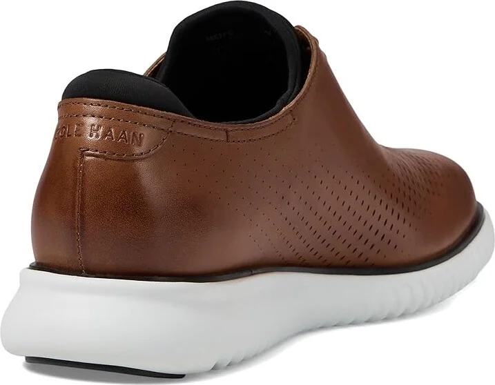 Cole Haan 2.Zerogrand Laser Wing Tip Oxford Lined Men's Lace up casual Shoes British Tan/Black/Ivory : 10 D - Medium, Leather - Image 5
