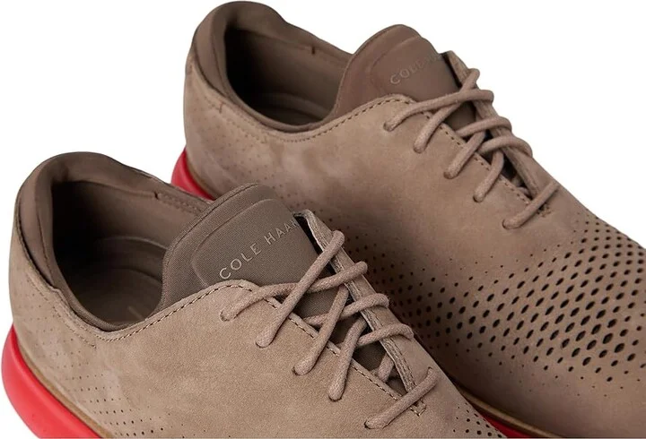 Cole Haan 2.Zerogrand Laser Wing Tip Oxford Lined Men's Lace up casual Shoes Irish Coffee Nubuck/Truffle/Molten Lava : 12 D - Medium - Image 7