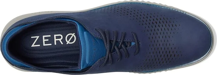 Cole Haan 2.Zerogrand Laser Wing Tip Oxford Lined Men's Lace up casual Shoes Midnight Moon Nubuck/Dark Blue/Paloma : 13 W - Wide - Image 2