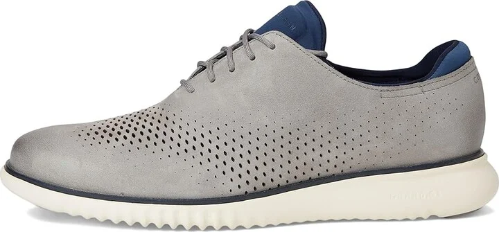 Cole Haan 2.Zerogrand Laser Wing Tip Oxford Lined Men's Lace up casual Shoes Sea Stone Nubuck/Big Dipper/Ivory : 9 W - Wide - Image 6