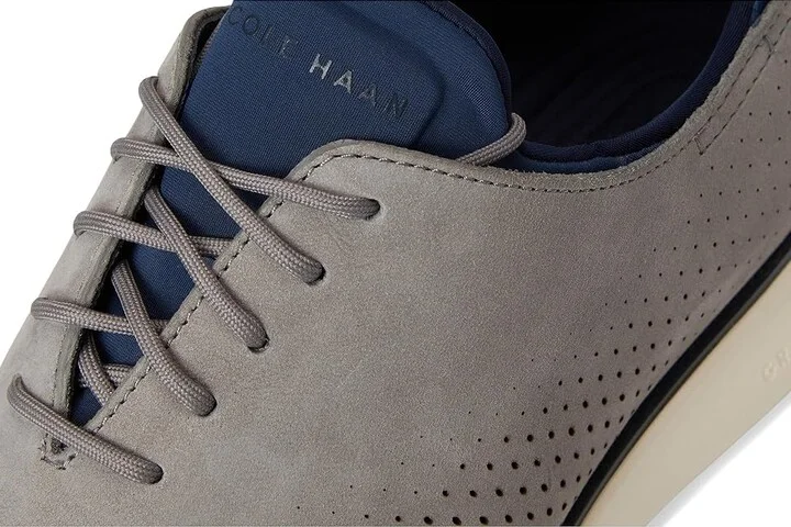 Cole Haan 2.Zerogrand Laser Wing Tip Oxford Lined Men's Lace up casual Shoes Sea Stone Nubuck/Big Dipper/Ivory : 9 W - Wide - Image 7