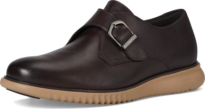 Cole Haan 2.Zerogrand Monk Strap Men's Lace-up Boots Dark Chocolate/Dark Latte : 9.5 D - Medium, Leather - Image 5