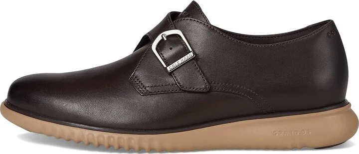 Cole Haan 2.Zerogrand Monk Strap Men's Lace-up Boots Dark Chocolate/Dark Latte : 9.5 D - Medium, Leather - Image 6