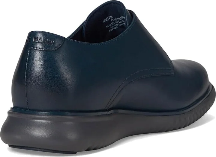 Cole Haan 2.Zerogrand Monk Strap Men's Lace-up Boots Navy Blazer/Gray Pinstripe : 13 D - Medium, Leather - Image 4