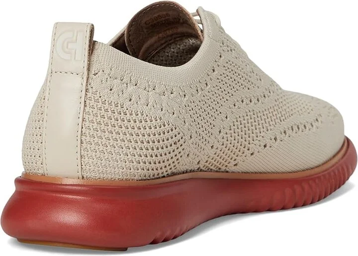 Cole Haan 2.Zerogrand Stitchlite Oxford Men's Shoes Ancient Scroll/Natural/Cinnabar : 11.5 D - Medium, Textile - Image 4