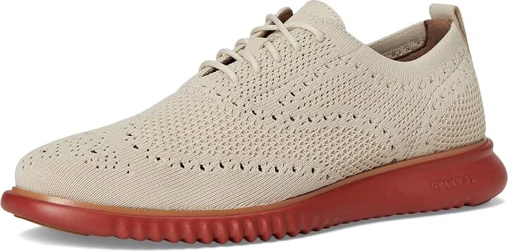 Cole Haan 2.Zerogrand Stitchlite Oxford Men's Shoes Ancient Scroll/Natural/Cinnabar : 11.5 D - Medium, Textile - Image 5
