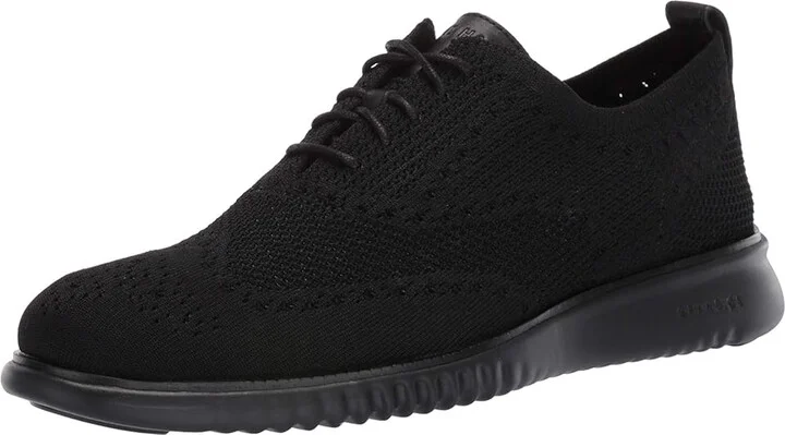 Cole Haan 2.Zerogrand Stitchlite Oxford Men's Shoes Black/Black : 10 D - Medium, Textile - Image 2