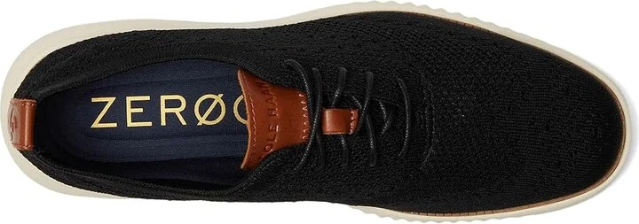 Cole Haan 2.Zerogrand Stitchlite Oxford Men's Shoes Black/Ivory : 10 D - Medium, Textile - Image 3