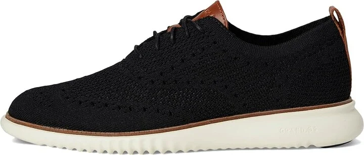 Cole Haan 2.Zerogrand Stitchlite Oxford Men's Shoes Black/Ivory : 10 D - Medium, Textile - Image 7