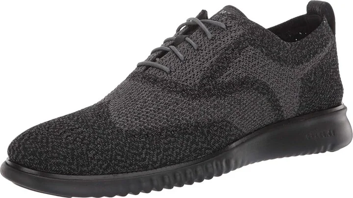 Cole Haan 2.Zerogrand Stitchlite Oxford Men's Shoes Black/Magnet/Black : 10 D - Medium, Textile - Image 2