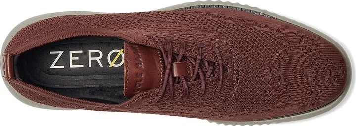 Cole Haan 2.Zerogrand Stitchlite Oxford Men's Shoes Dark Brick/Midnight Moon/Paloma : 13 D - Medium, Textile - Image 2