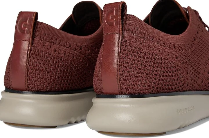 Cole Haan 2.Zerogrand Stitchlite Oxford Men's Shoes Dark Brick/Midnight Moon/Paloma : 13 D - Medium, Textile - Image 7
