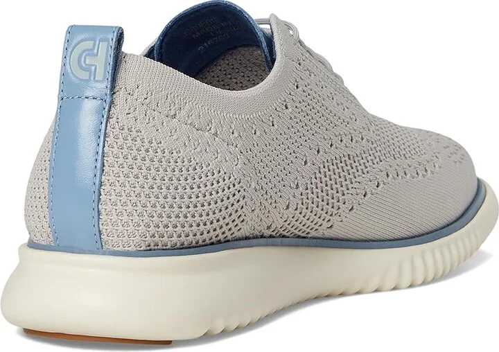 Cole Haan 2.Zerogrand Stitchlite Oxford Men's Shoes Harbor Mist/Faded Denim/Ivory : 11.5 D - Medium, Textile - Image 4