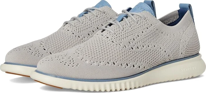 Cole Haan 2.Zerogrand Stitchlite Oxford Men's Shoes Harbor Mist/Faded Denim/Ivory : 11.5 D - Medium, Textile