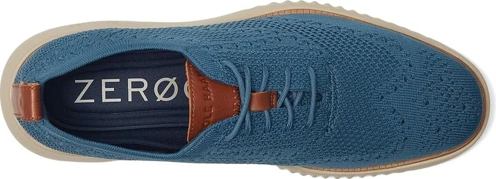 Cole Haan 2.Zerogrand Stitchlite Oxford Men's Shoes Indian Teal/Natural/Pale Vachetta : 9.5 D - Medium, Textile - Image 2