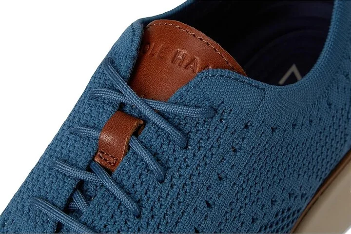 Cole Haan 2.Zerogrand Stitchlite Oxford Men's Shoes Indian Teal/Natural/Pale Vachetta : 9.5 D - Medium, Textile - Image 7