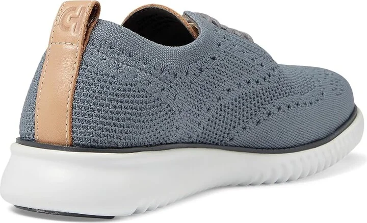 Cole Haan 2.Zerogrand Stitchlite Oxford Men's Shoes Ironstone Magnet Optic White : 10 D - Medium, Textile - Image 5
