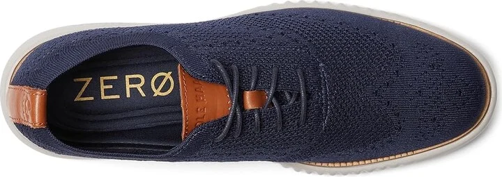 Cole Haan 2.Zerogrand Stitchlite Oxford Men's Shoes Marine Blue/Vapor Grey : 10 D - Medium, Textile - Image 3