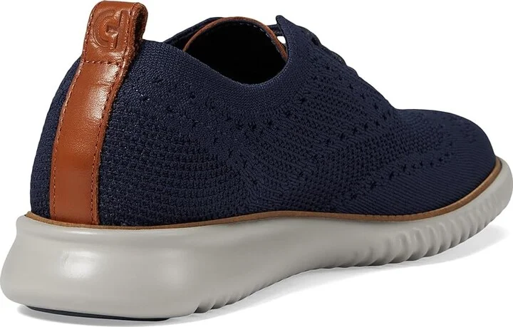 Cole Haan 2.Zerogrand Stitchlite Oxford Men's Shoes Marine Blue/Vapor Grey : 10 D - Medium, Textile - Image 5