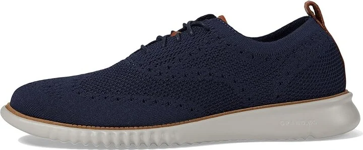 Cole Haan 2.Zerogrand Stitchlite Oxford Men's Shoes Marine Blue/Vapor Grey : 10 D - Medium, Textile - Image 7