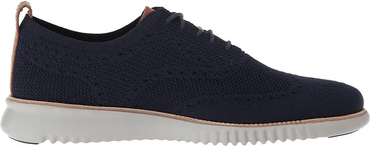 Cole Haan 2.Zerogrand Stitchlite Oxford Men's Shoes Marine Blue/Vapor Grey : 10 D - Medium, Textile - Image 8