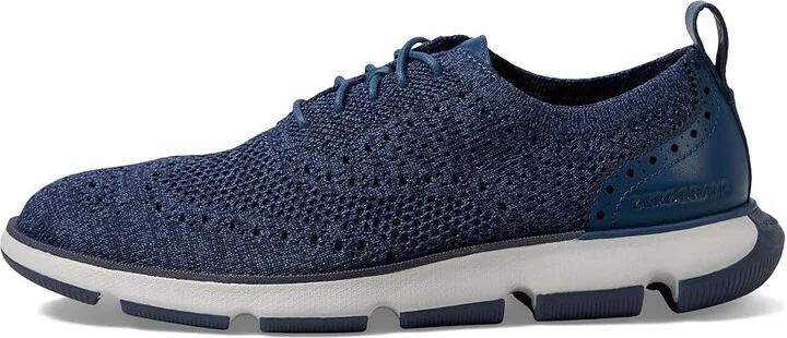 Cole Haan 4.Zerogrand Stitchlite Oxford Men's Shoes Navy Blazer/Ensign Blue/Microchip : 8.5 D - Medium, Leather/Textile - Image 6