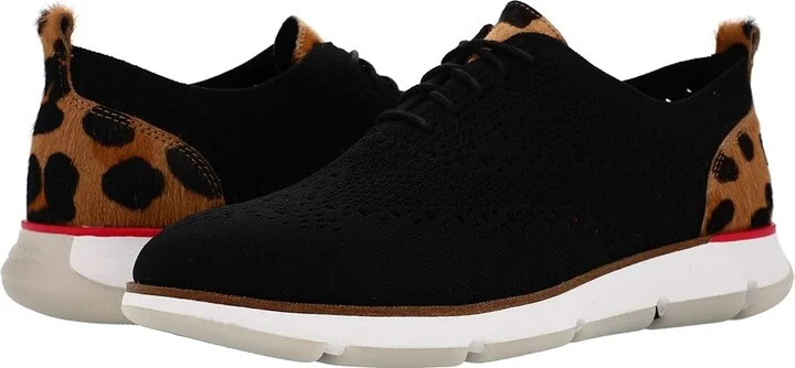 Black Knit,jaguar Haircalf Print