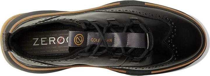 Cole Haan 5.Zerogrand Wingtip Oxford Men's Shoes Black/Pavement : 11 D - Medium, Leather - Image 2