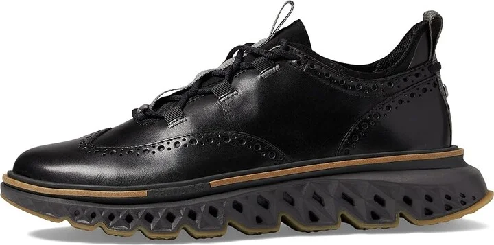 Cole Haan 5.Zerogrand Wingtip Oxford Men's Shoes Black/Pavement : 11 D - Medium, Leather - Image 6