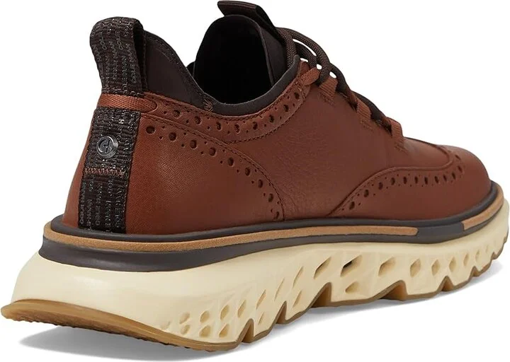 Cole Haan 5.Zerogrand Wingtip Oxford Men's Shoes Dark Sequoia/Alabaster Gleam : 13 D - Medium, Leather - Image 4
