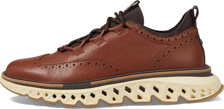 Cole Haan 5.Zerogrand Wingtip Oxford Men's Shoes Dark Sequoia/Alabaster Gleam : 13 D - Medium, Leather - Image 6