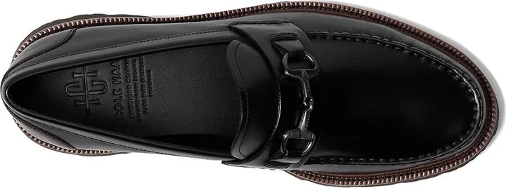 Cole Haan American Classics Bit Loafer Men's Lace Up Wing Tip Shoes Black/Black : 9.5 D - Medium, Leather - Image 2