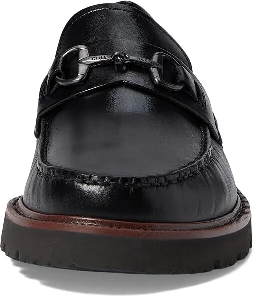 Cole Haan American Classics Bit Loafer Men's Lace Up Wing Tip Shoes Black/Black : 9.5 D - Medium, Leather - Image 5
