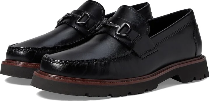 Cole Haan American Classics Bit Loafer Men's Lace Up Wing Tip Shoes Black/Black : 9.5 D - Medium, Leather